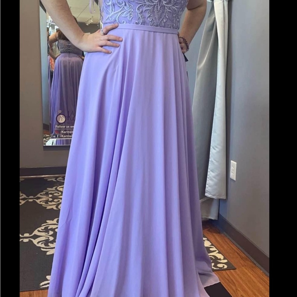 Elegant Lavender prom dress